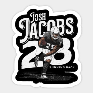 Josh Jacobs Las Vegas Player Name Sticker
